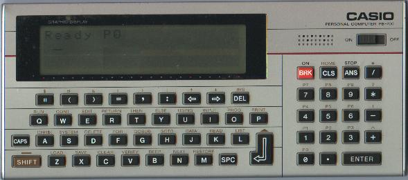 zdjcie kalkulatora Casio PB-700